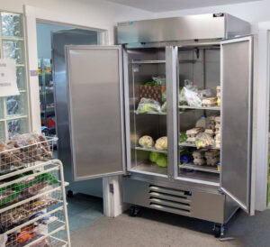 Photo of new refrigerator freezer